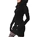 Hengzhi Women's Pencil Slim Dress with Thumb Hole Long Sleeve Hooded Bodycon Top