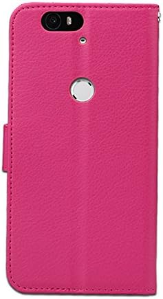 Nexus 6p Case,Truevauletech Fashion Wallet Case with Card Slot and Stand Feature Leather Case Book Flip Cover for Google Nexus 6p (Rose)