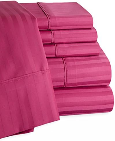 Trade Linker 450 Thread Count 100-Percent Egyptian Cotton Sateen Sheet Set, King, Orchid