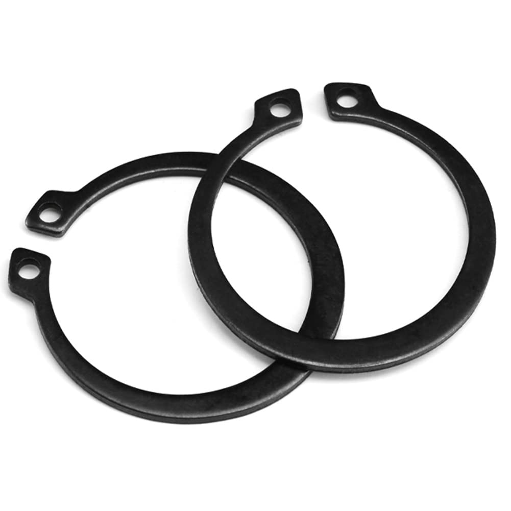 CONPHERON Manganese Steel External Circlip Snap Ring Clips Shaft Retaining Rings C-Clip Retaining Clip Ring 38mm, 20 pcs
