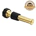 Twinkle Star Heavy-Duty Brass Adjustable Hose Nozzle, Adjustable Spray Patterns, TWIS3452 primary