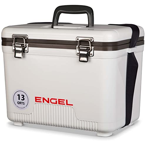 ENGEL UC13 13qt LeakProof, Air Tight, Drybox Cooler and Small Hard Shell Lunchbox for Men and