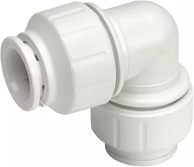 Speedfit John Guest PEM0315W 15 mm Equal Elbow White Pack of 10