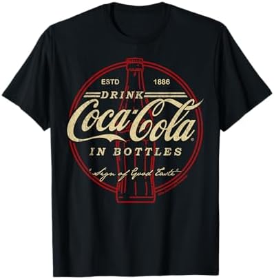 Amazon.com: Coca-Cola Enjoy T-Shirt - Unisex-Adults, Black, Small