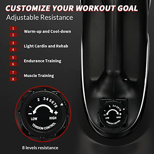 Under Desk Elliptical UPGO Manual Quiet Elliptical, Foot Pedal