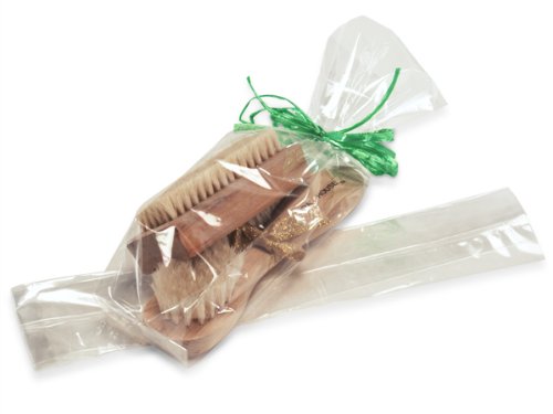 Pack Of 100, Solid Cello Bags 2 X 1.75 X 10