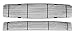MaxMate 09-13 Nissan Maxima 2PC Combo Horizontal Billet Black Powder Coated Aluminum Grille Grill Insert