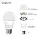 Pack of 1 Simpome 5W LED Light Bulb,E26 LED Blub,Bright Daylight 6000K,High Efficiency,Equivalent To 40Watt Incandescent Bulb,Not Dimmable