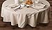 DII French Stripe Dining Table Collection Farmhouse Style Tablecloth, 60x84 Inches, Taupe/White