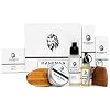 Maneman London Beard Grooming Kit for Men – 7 Piece Gift set, shampoo, oil, softens,itch free relief