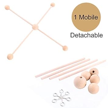 wooden mobile for baby