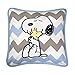 Lambs & Ivy Peanuts My Little Snoopy Decorative Pillow, Blue