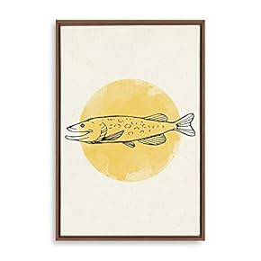 signwin Framed Canvas Wall Art Modern Geometric Pattern...