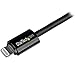 StarTech.com 3m 10-Feet Long Black Apple 8-Pin Lightning Connector to USB Charge and Sync Cable for iPhone/iPod/iPad (USBLT3MB)