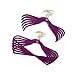 JOY Mangano 100-piece Huggable Hangers Set, Purple Orchid with Brass