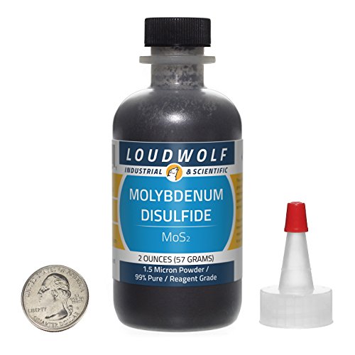 Molybdenum Disulfide / 1.5 Micron Powder / 2 Ounces / 99% Pure / SHIPS FAST FROM USA