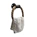 Nautical Towel Ring,Industrial Pipe Rope Towel Ring Wall Mounted Rustic Hand Towel Holder Bathroom Decor