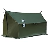 WaldZimmer Hammock Hot Tent with Stove Jack and Snow Skirt Spacious Versatile Wall Tent Waterproof Wind-Proof Family Tents fo