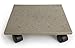Plastec CD712 Terra Stone Plant Caddy, Gray