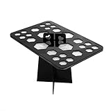 Beautyer 26 Hole Makeup Brush Tree Holder Organizer Cosmetic Brush Dryer Acrylic Collapsible Air Drying Rack Tower