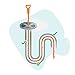 7 Pack Drain Snake, Kungix Hair Sink and Drain Clog Cleaning Relief Remover tool, Barbed Gripper Sink Dredge Pipeline Hook Cleaner