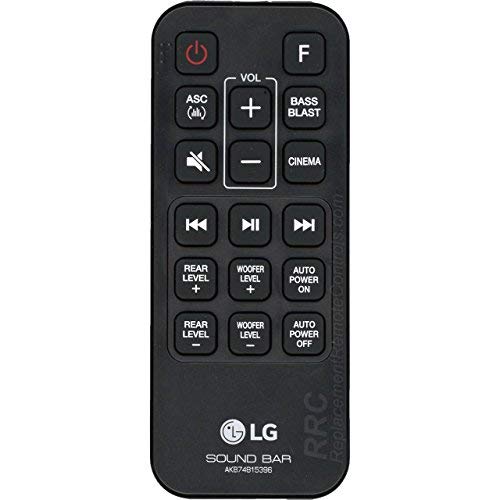 LG AKB74815396 Sound Bar Remote Control for SJ4R SJ4Y SJ4Y-S