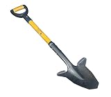 Spear Head Spade - Reinforced Fiberglass Gardening Shovel with Cushioned D Grip - Award Winning Shovel - Model SHFD3 Yellow