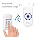 Wireless Doorbell, KSANA Long Distance Waterproof Wireless Doorbell - 4 gear volume adjustment,36 Ringtones,1 Plug-In Receiver and 1 Push Button Transmitter