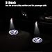 Car Door LED Logo Projector Light,LVAVO Ghost Shadow Welcome Lights Symbol Emblem Courtesy Step Lights Ground Lamp Kit (For BMW 2pack)