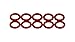Sterling Seal ORSIL010x10 Number-010 Standard Silicone O-Ring, Excellent Resistance to Oxygen, Ozone and Sunlight, Vinyl Methyl Silicone, 70 Durometer Hardness, 1/4" ID, 3/8" OD (Pack of 10)