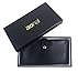 RFID Women's Genuine Leather Zipper Wallet Card Case Purse