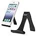 eForCity Black Cell Phone Mini Stand Holder Cradle compatible with the New Apple iPhone 5