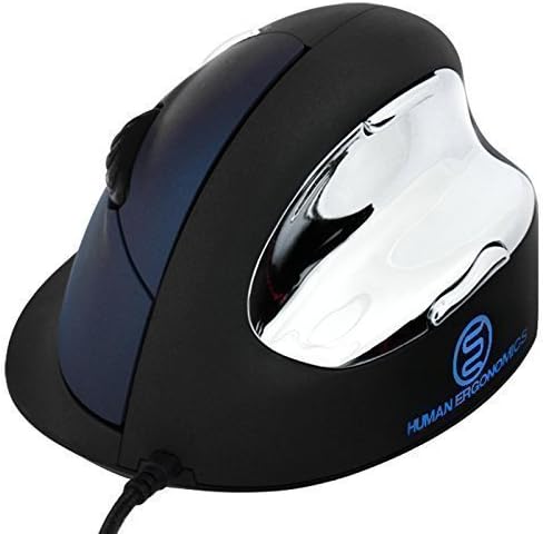 Comanro 2.4g Laser Wired Vertical Ergonomic Mouse - Human Design 500/1000/1800/2500 DPI, 6 Button