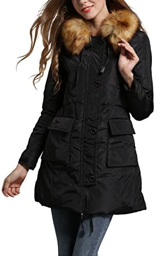 Soft Direct Women's Thickened Down Jacket (Most Wished &amp;Gift Ideas) Black S