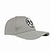 Captain Hat Embroidery Logo Hats Size Adjustable Cap Baseball Cosplay Costume Accessory Gray