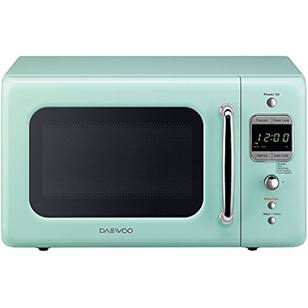 KOR7LREM Retro Countertop Microwave Oven 0.7 Cu. Ft., 700W Mint Green