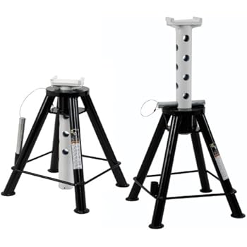 Omega 32105B Black Heavy Duty Jack Stand - 10 Ton Capacity