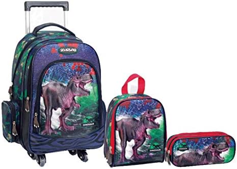 dinosaur trolley bag