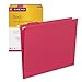 Smead Standard Hanging File Folders, 25 Count, Red, 1/5-Cut Adjustable Tabs, Letter Size (64067)