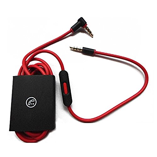 3.5MM Replacement Remote Mic Volume Control Cable Cord for Monster Beats By Dr. Dre SOLO HD Headphones Earphone Headset