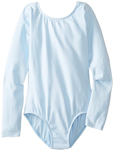 Little Girls O Neck Long Sleeve Leotard One Piece Top Bodysuit Dancewear Costumes