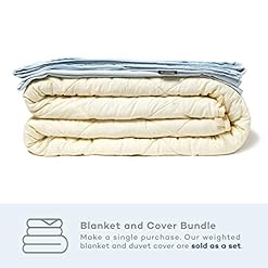 Dozeology Cooling Weighted Blanket Premium – 160GSM Luxury Cotton Cover
