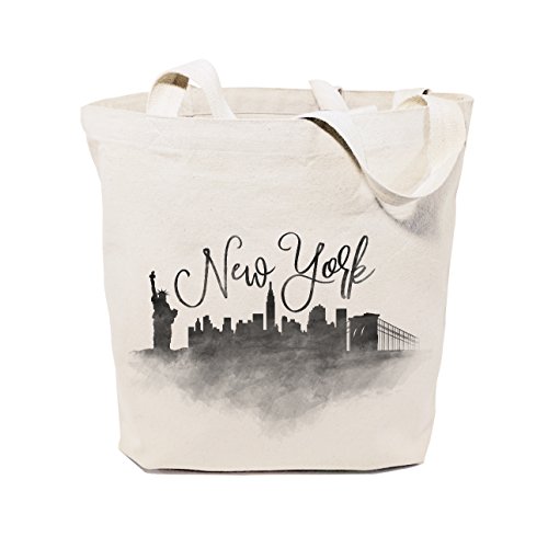 skyline canvas grocery bolsa