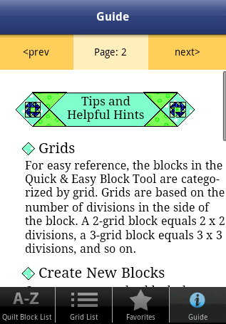 Quick & Easy Quilt Block Tool for Android - Thumbnail 7