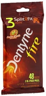 Dentyne Fire Sugar Free Gum Spicy Cinnamon - 3 PK by Dentyne