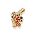 K-Musculo Braid Beads Braid Decorations 12 Pieces Dreadlocks Jewelry Dreadlocks Beads 6 Style Beard Braid Rings DIY Tibetan Style Silver Beads
