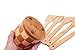 Wooden Spoons & Wooden Ladle for Cooking - Premium Quality Cooking Utensils by Ergo Kitchen Accessories (spoons - 5 piece with cup holder)