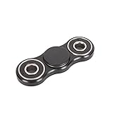 Finger Spinner, Fidget Toys Stress Reducer Perfect for ADD, ADHD, Anxiety and Autism Adult Children, Guarantee 1 min+ Spin time (Black)