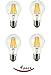 Vintage LED Filament Bulb A19 - 10W LED Light Bulb, Medium Screw E26 Base, Clear Soft White 2700K, LED Edison Bulb 100W Equivalent, 120VAC, 