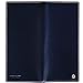 Pacer Go RFID Blocking Slim Minimalist Long Travel Wallet Genuine Leather Passport Holder Travel Cover (Dark Blue)
